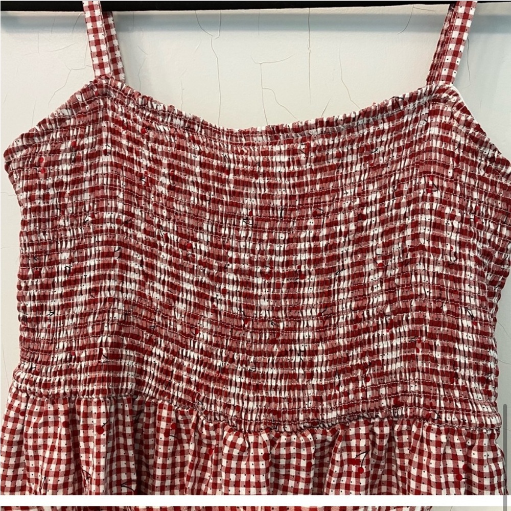Banned Red Cherry Sweet Pea Dress -
-smocked bodice -NWOT-Sz XXL🍒​ - Picture 10 of 15